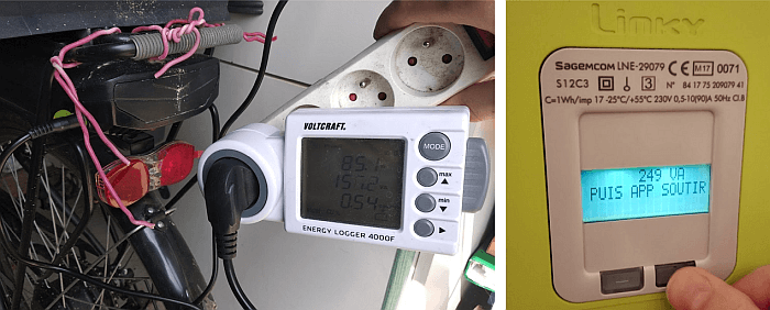 calcul consommation electricite