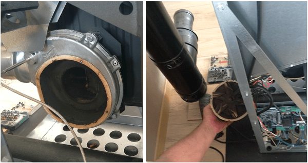 entretien poele granule extracteur fumée