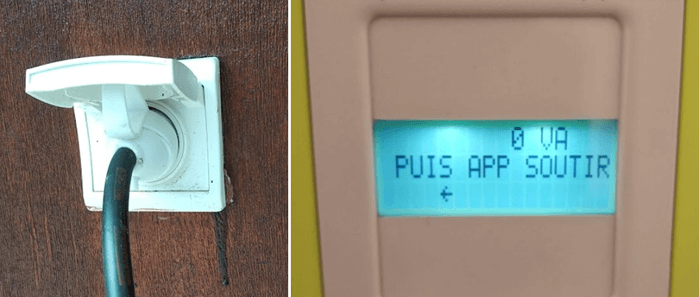 installer panneau solaire branché sur une prise