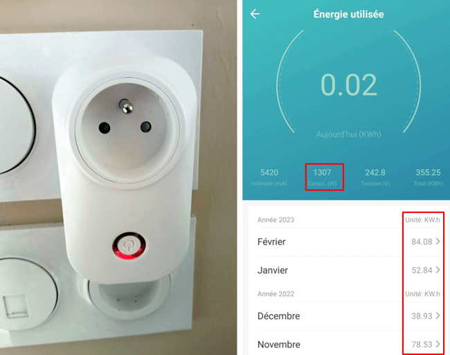 prise connectée panneau solaire à brancher